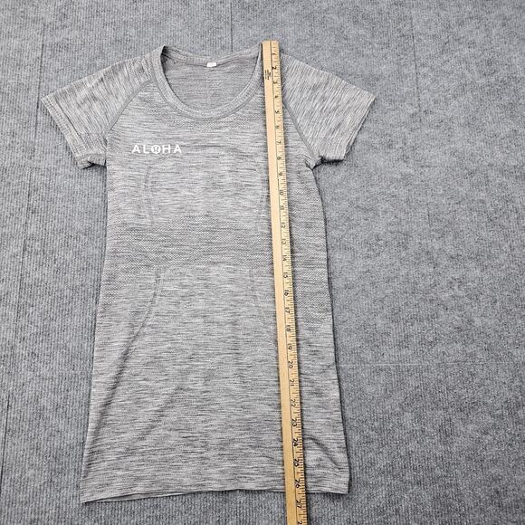 Lululemon Swiftly Tech Shirt Womens 4 ALOHA Gray Short Sleeve Running Training - Picture 4 of 8